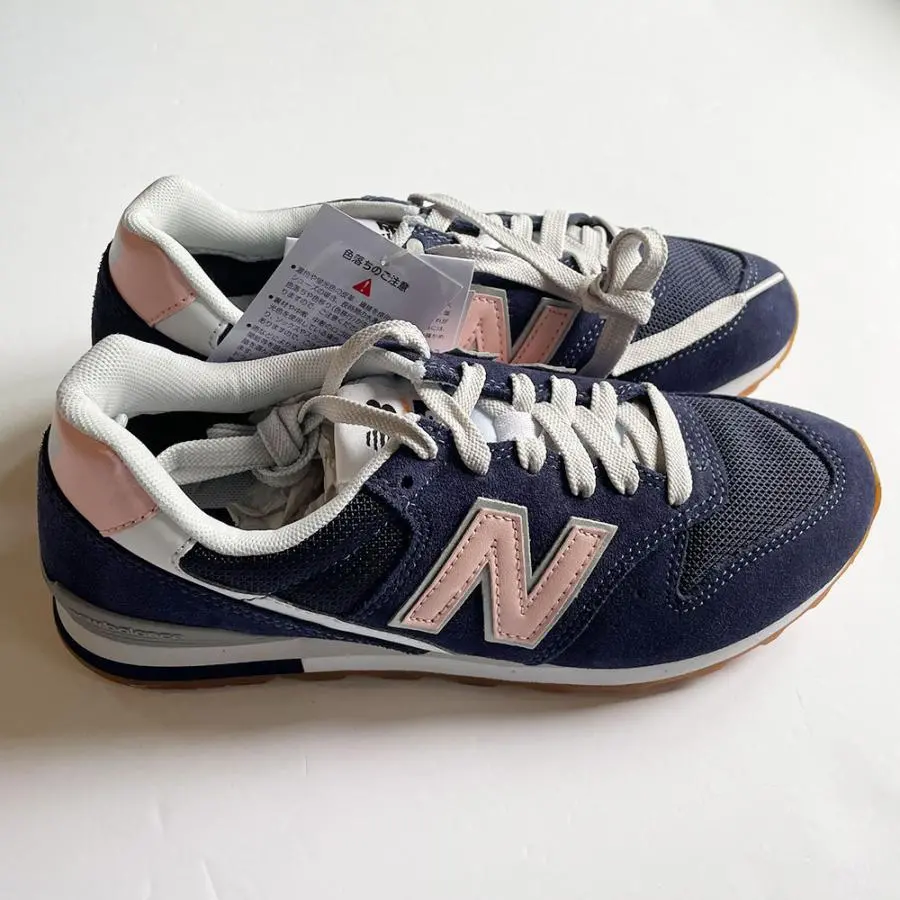 Giày New Balance 996 'Navy Blue Pink' WL996RC2 - Ảnh 3