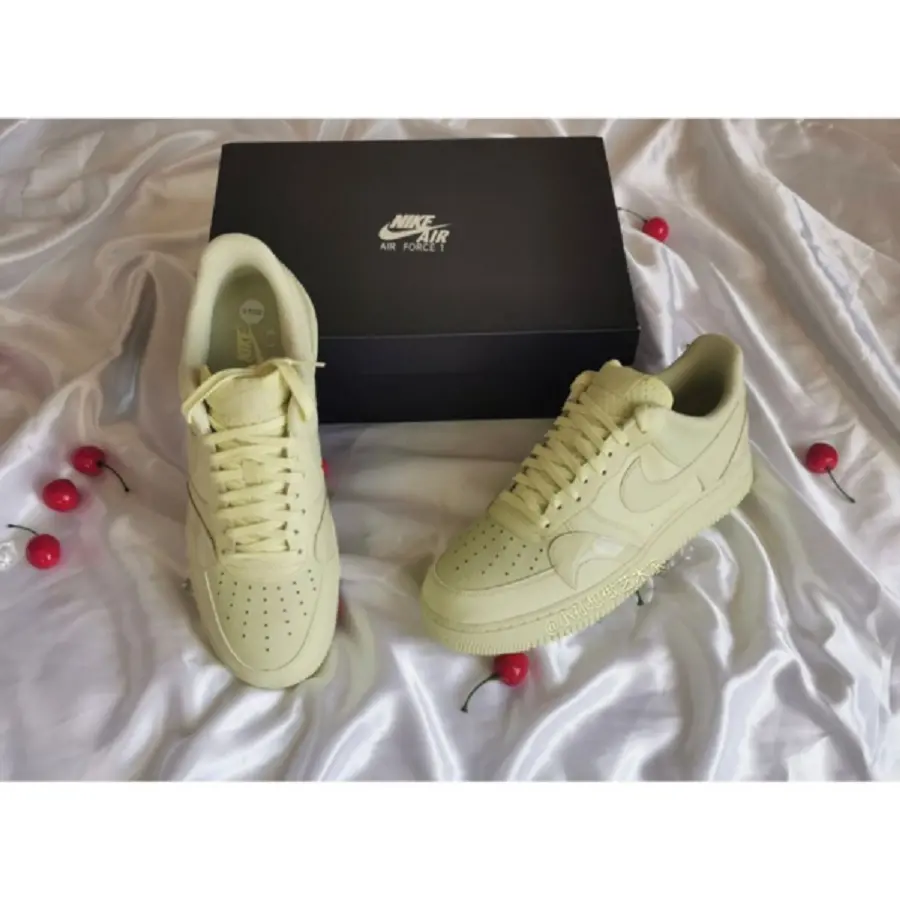 Giày Nike Air Force 1 Low ‘Swoosh Pale Yellow’ CK7214-700 - Ảnh 4