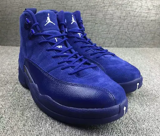 Giày Nike Air Jordan 12 Retro BG 'Deep Royal' 153265-400 - Ảnh 3