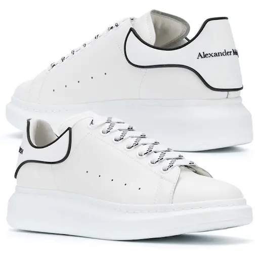 Giày Alexander McQueen Oversized Sneaker 'White Black' 625156-WHXMT-9074 - Ảnh 4