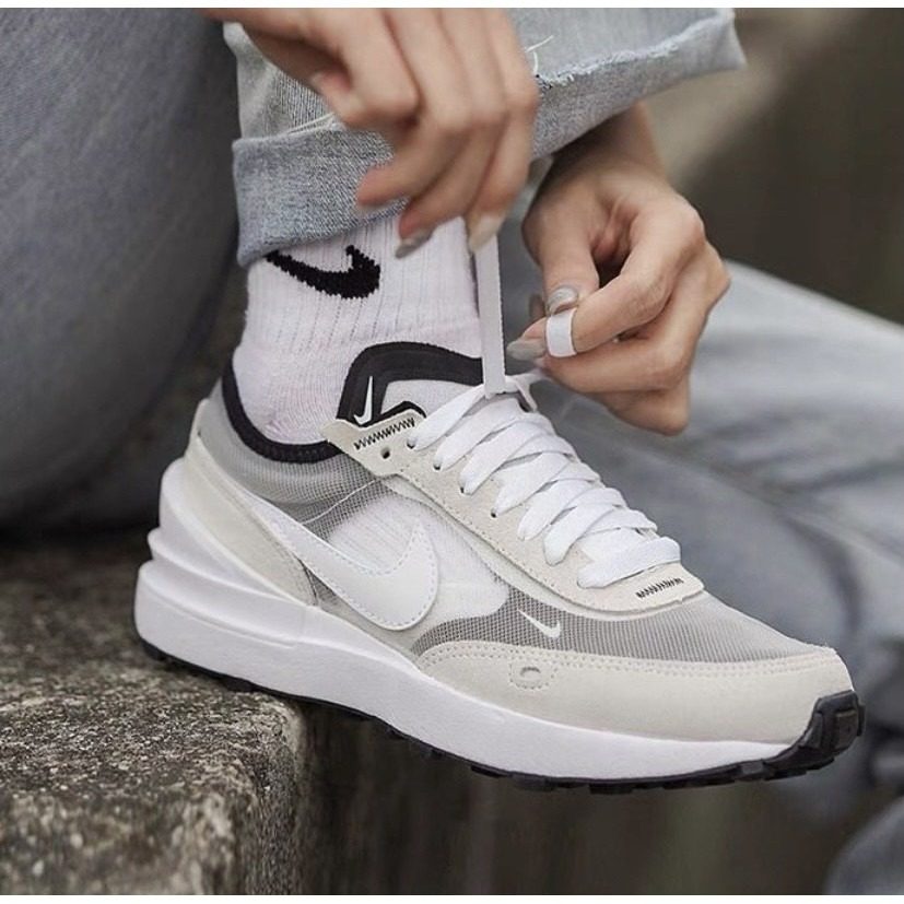 Giày Nike Waffle One GS 'Summit White' DC0481-100 - Ảnh 3