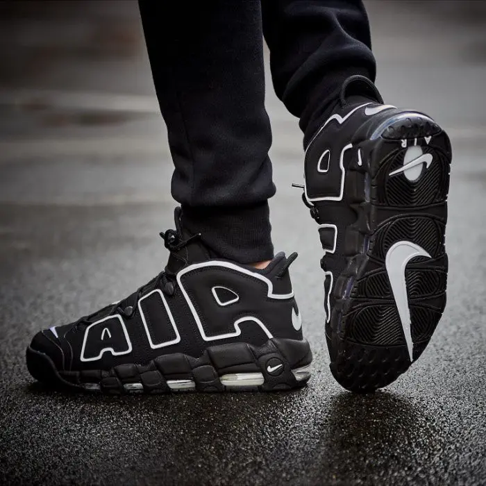 Giày Nike Air More Uptempo 'Black White' 414962-002 - Ảnh 3