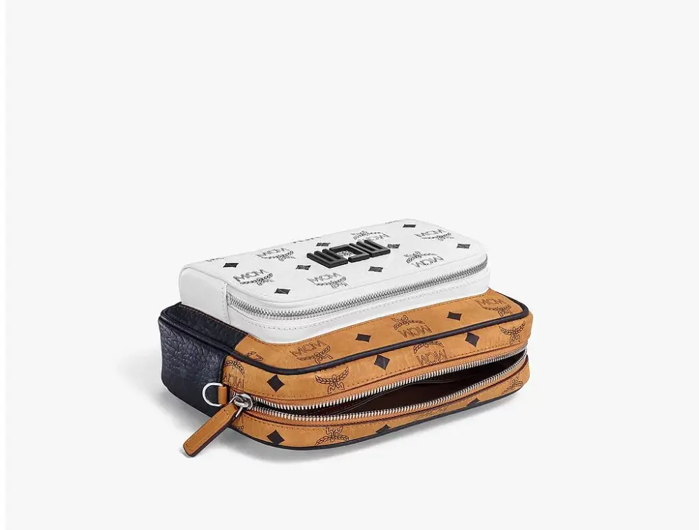 Túi MCM Klassik Crossbody In Visetos Mix 'White' MMRBSKC09WT001 - Ảnh 3
