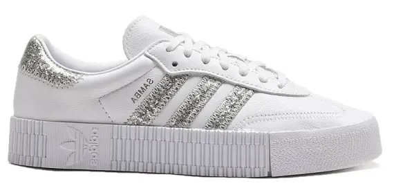 Giày Adidas Wmns Sambarose 'White Silver' FX3819