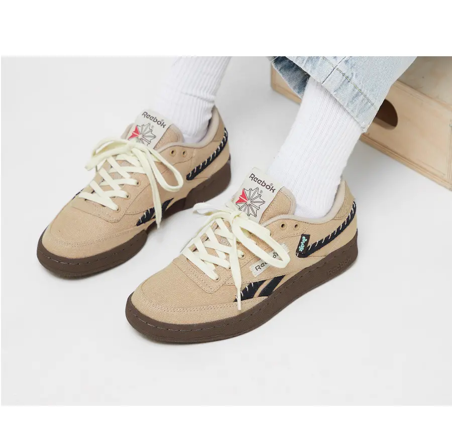 Giày Reebok Club C Revenge Men's Shoes Modern beige 100034259 - Ảnh 3