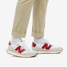 Alternative view of Giày New Balance 237 Men’s 9.5 White Red Gray MS237RG
