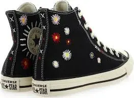 Giày Converse Chuck Taylor All Star High 'Daisy Embroidery Black' 567993C - Ảnh 4
