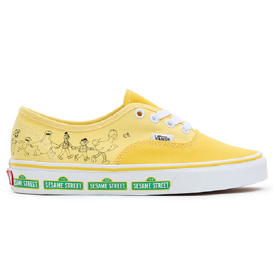 Giày Vans Sesame Street x Authentic 'Yellow' VN0009PVYLW