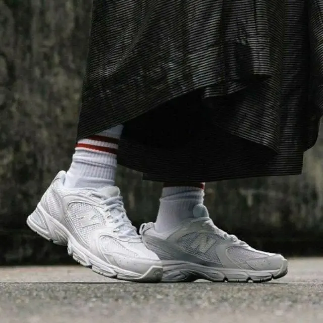 Giày New Balance 530 Retro 'White Silver' MR530FW1 - Ảnh 3
