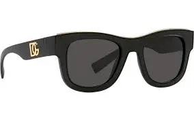 Kính Dolce & Gabbana Monogram 'Black' DG6140-25258G - Ảnh 4