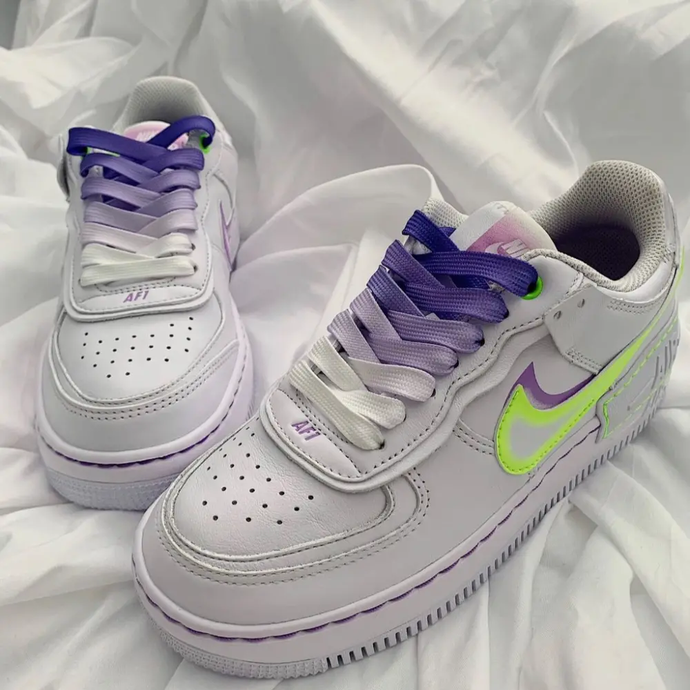 Giày Nike Wmns Air Force 1 Shadow 'White Electric Green' DD9684-100 - Ảnh 3