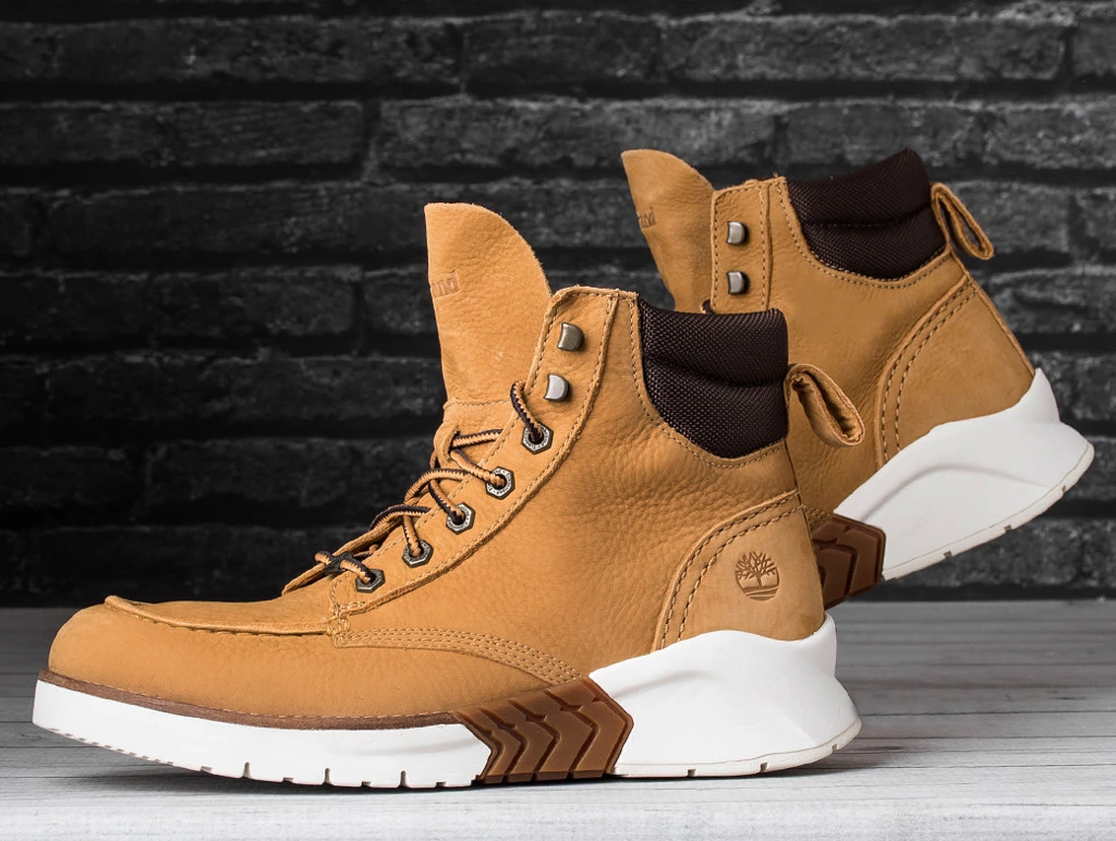Giày Timberland Booties Leather Yellow A27WC - Ảnh 4