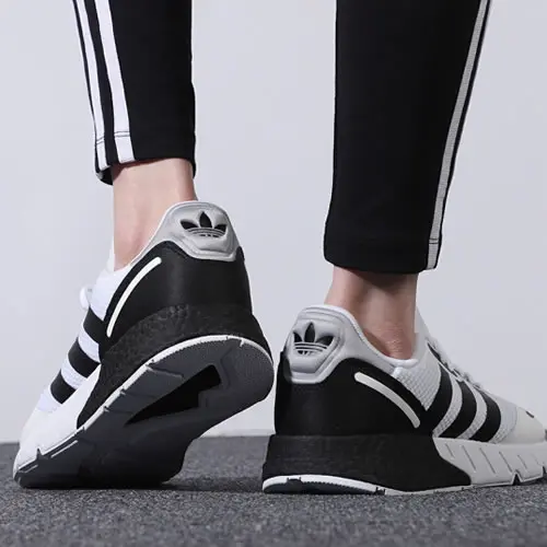 Giày Adidas ZX 1K Boost 'White Black' FX6510 - Ảnh 4