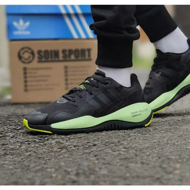 Giày Adidas ZX Alkyne 'Black Semi Solar Yellow' FY3023 - Ảnh 4