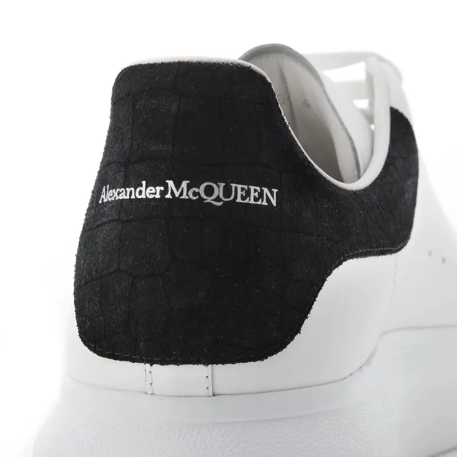 Giày Alexander McQueen Oversized Sneaker 'White Black' 625162-WHZ4K-9061 - Ảnh 6