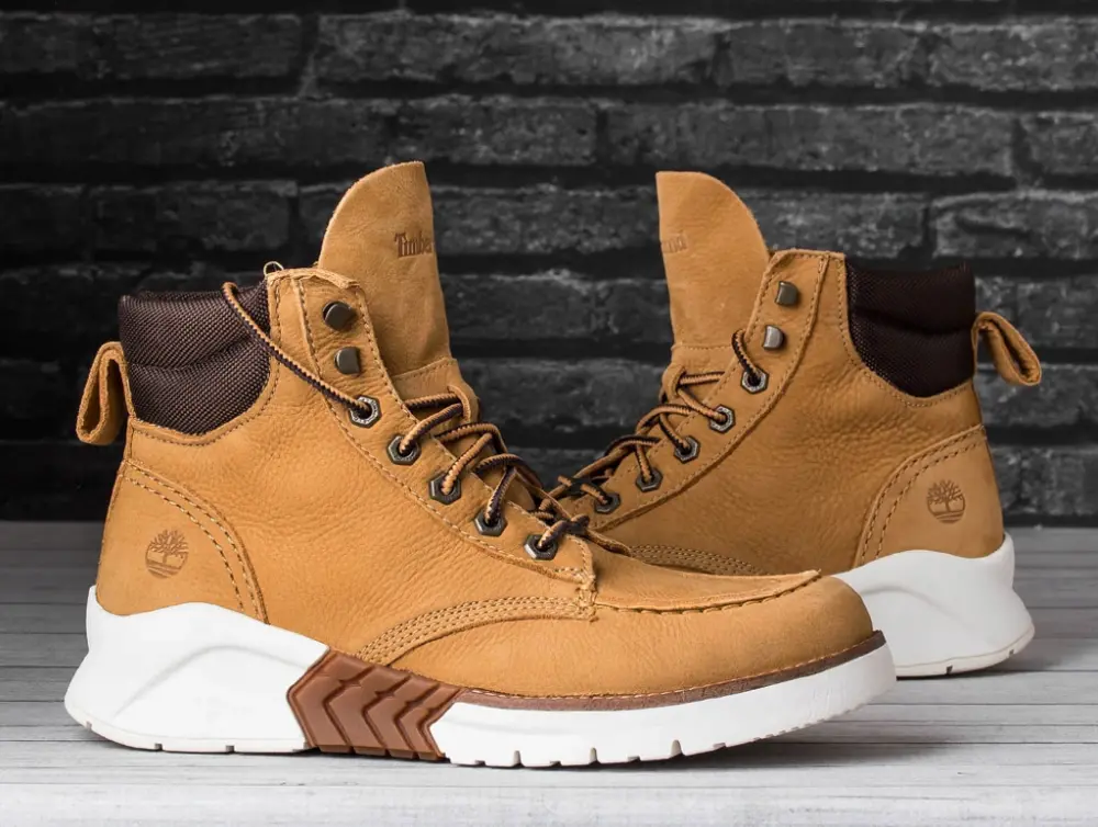 Giày Timberland Booties Leather Yellow A27WC - Ảnh 5