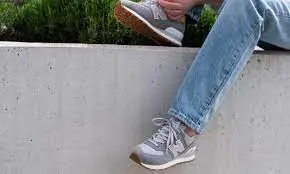 Alternative view of Giày New Balance Wmns 574 Tencel 'Steel Rose Water' WL574NA2