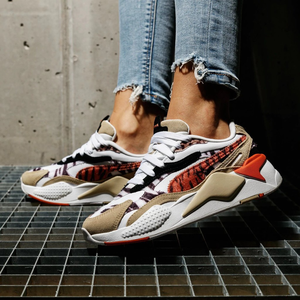 Giày Puma Wmns RS-X3 'Wildcats - Phale Khaki White' 373953-01 - Ảnh 8