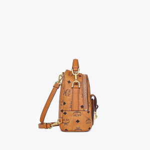 Alternative view of Balo MCM Patricia Backpack Visetos 'Cognac' MWKBSPA01CO001