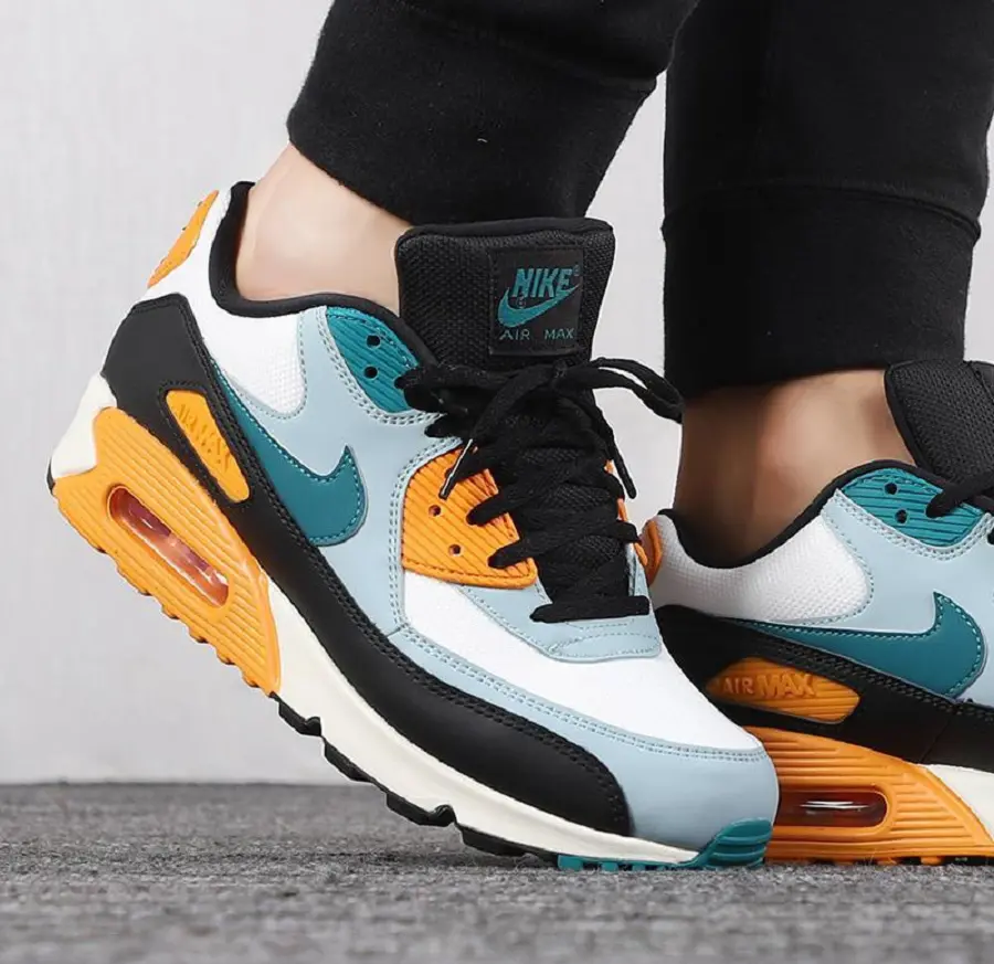 Giày Nike Air Max 90 Essential 'Blue Gold' AJ1285-110 - Ảnh 3