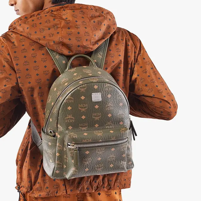 Balo MCM Stark Side Studs Backpack in Visetos MMKAAVE17JH001 - Ảnh 5