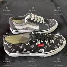 Alternative view of Giày Vans X Kazuki Kuraishi Authentic Skate Shoes Sneakers Black VN0A5HZS6UT