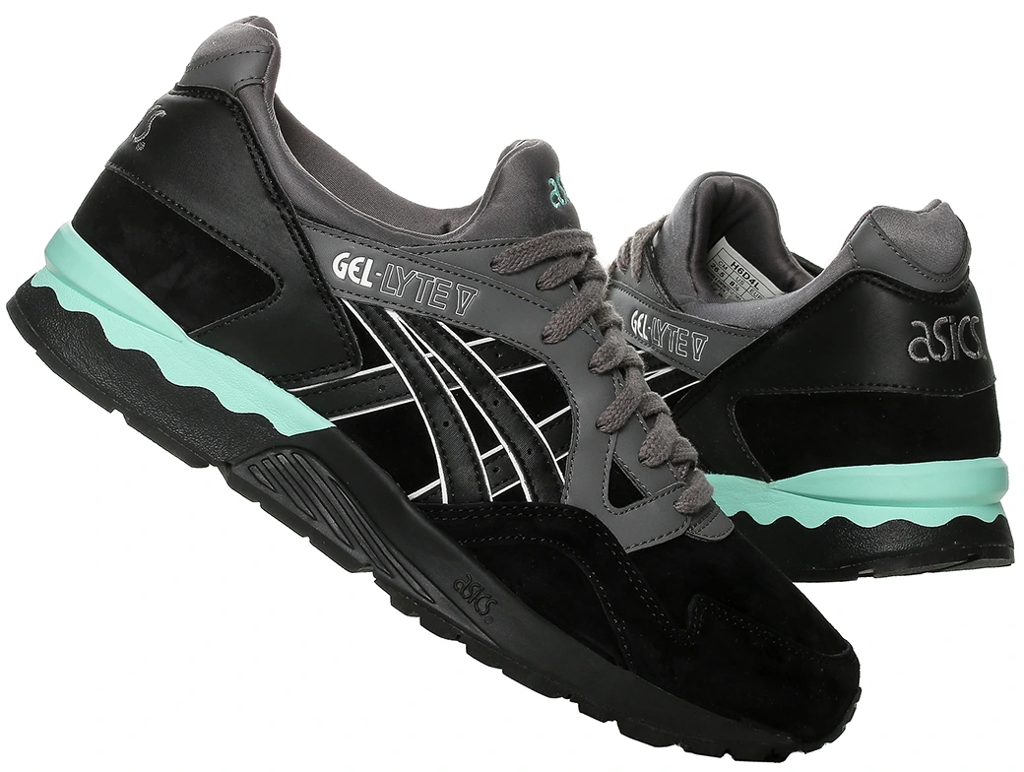 Giày Asics Gel Lyte 5 Casual Lux Pack 'Black' H6D4L-9090 - Ảnh 3