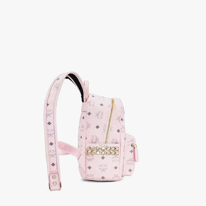Túi MCM Stark Backpack Visetos 'Pink' MMK6SVE41QH001 - Ảnh 3