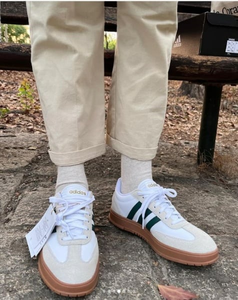 Giày Adidas Gradas 'White Sub Green Gum' FW7208 - Ảnh 3