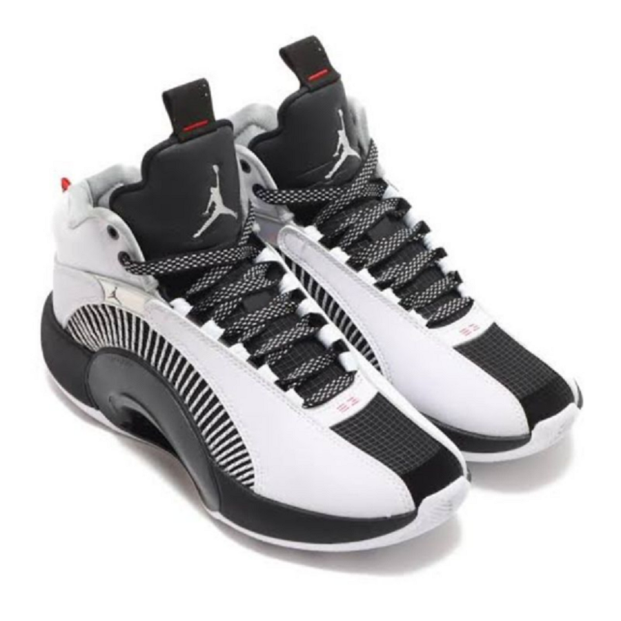 Giày Nike Air Jordan 35 Low GS ‘Black White Red’ CQ9433-101 - Ảnh 5