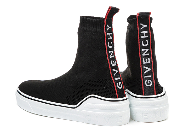Giày Givenchy Logo Embroidered Patch Socks High-Top Sneakers BH000TH01Q-004 - Ảnh 3