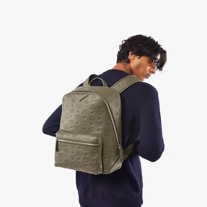 Balo MCM Neo Duke Backpack 'Dark Green' MMKASDK01JH001 - Ảnh 5