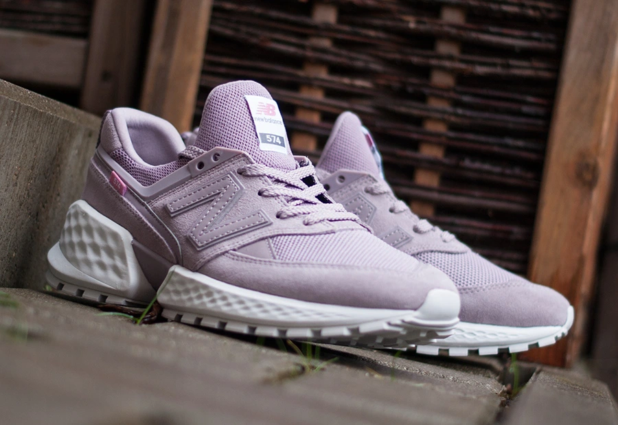 Giày New Balance 574 Wmns 'Purple' WS574TEAB - Ảnh 5