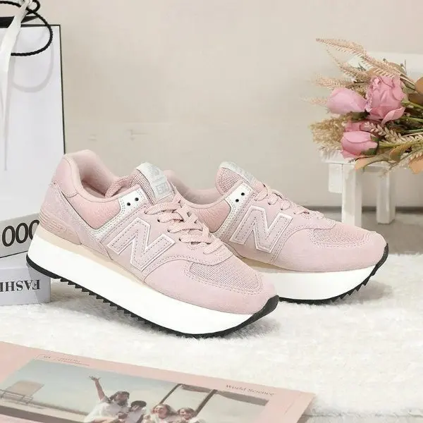 Alternative view of Giày New Balance 574+ AC 'Pink' WL574ZAC