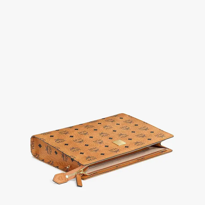 Túi MCM Zip Pouch in Visetos 'Original' MXZ8SVI70CO001 - Ảnh 3