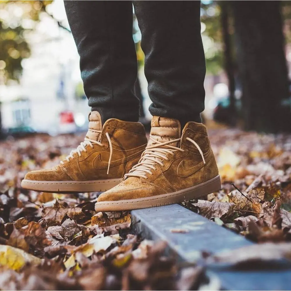 Giày Nike Air Jordan 1 Retro High OG 'Wheat' 555088-710 - Ảnh 4