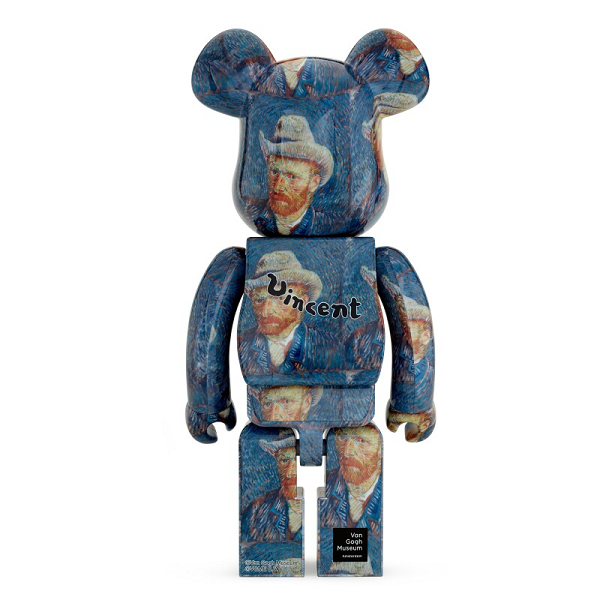 Mô Hình Bearbrick Vangogh Self Portrait - Ảnh 2