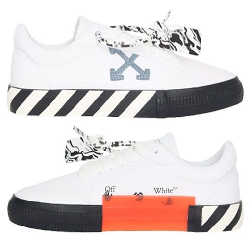 Giày Off-White Vulc Sneaker Low 'White Light Blue' - Ảnh 5