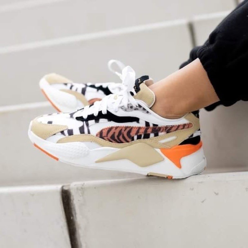 Giày Puma Wmns RS-X3 'Wildcats - Phale Khaki White' 373953-01 - Ảnh 6