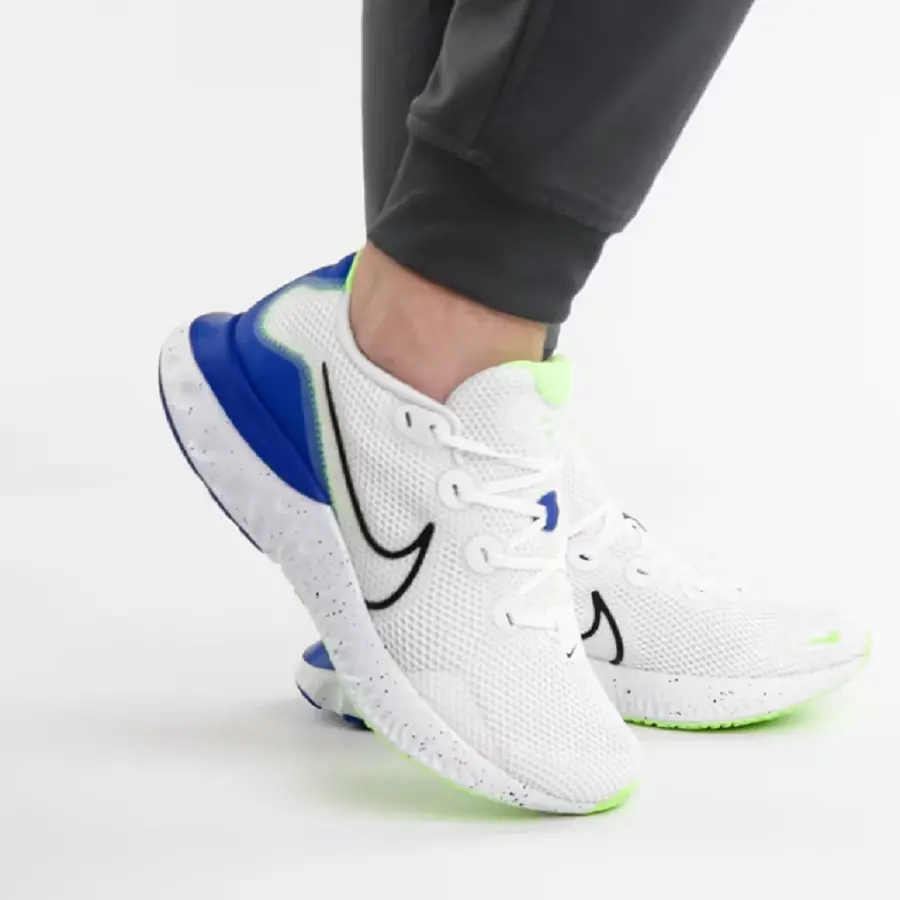 Alternative view of Giày Nike Renew Run ‘White Racer Blue’ CW5844-100