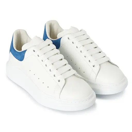 Giày Alexander McQueen Oversized Sneaker 'Blue Crocodile' 625162-WHZ4K-9255 - Ảnh 3