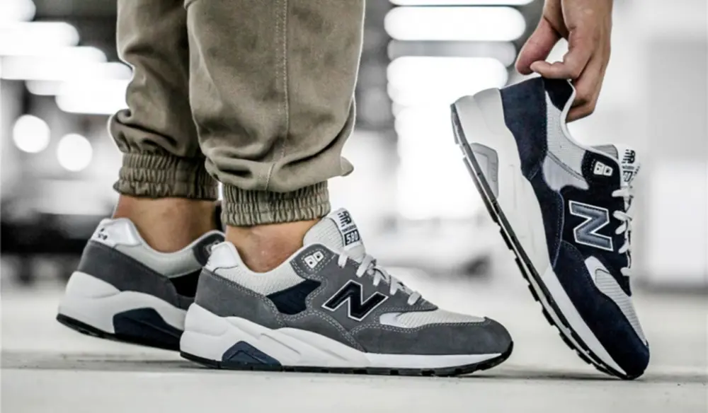 Giày New Balance 580 'Grey Navy' CMT580CA - Ảnh 4