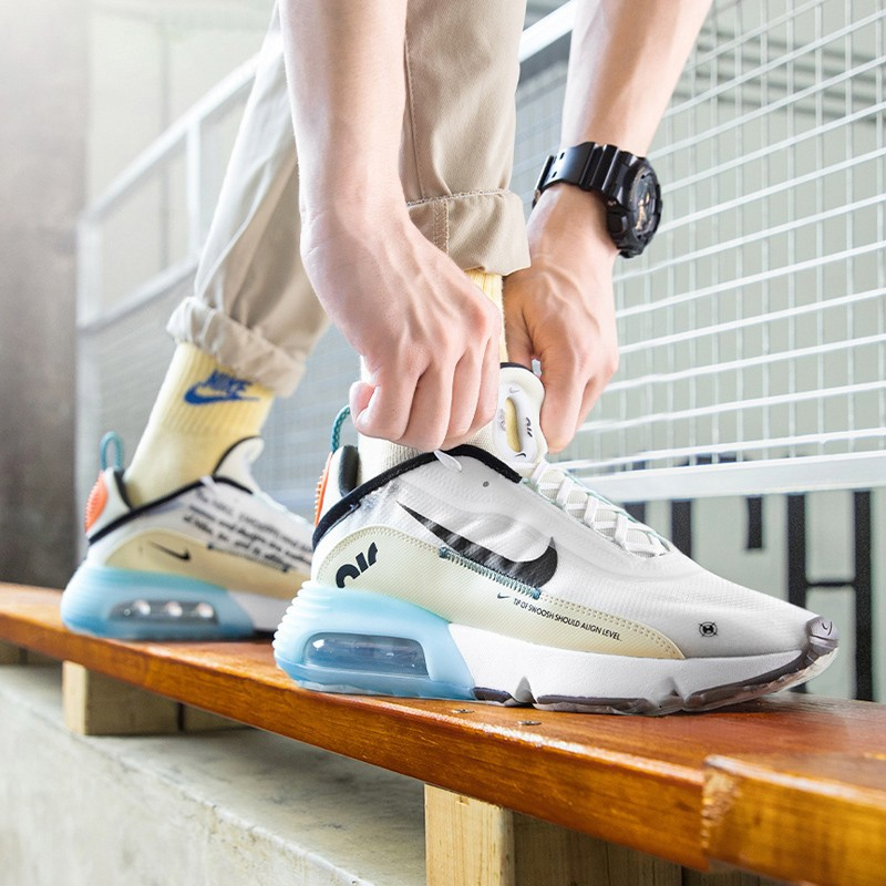 Giày Nike Air Max 2090 'Black Ice Blue Starfish Orange' DM0971-107 - Ảnh 3