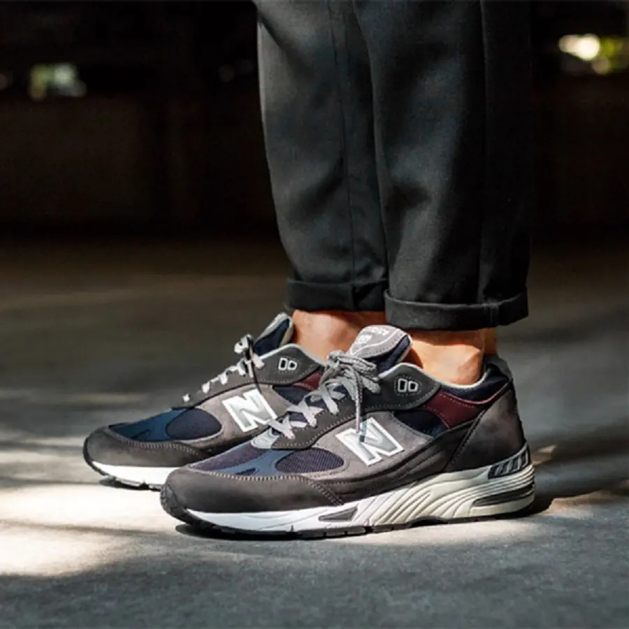 Alternative view of Giày New Balance 991 Made In England ‘Grey Blue’ M991SGN