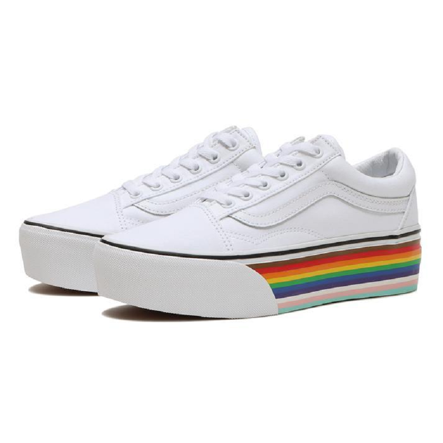 Giày Vans Old Skool Stackform 'Pride' VN0A7Q5MRNC - Ảnh 4