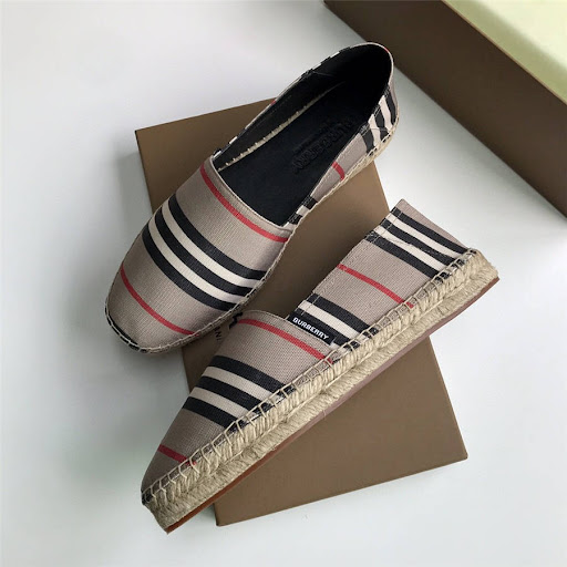 Giày Burberry Icon Stripe Espadrilles 8023969 - Ảnh 3