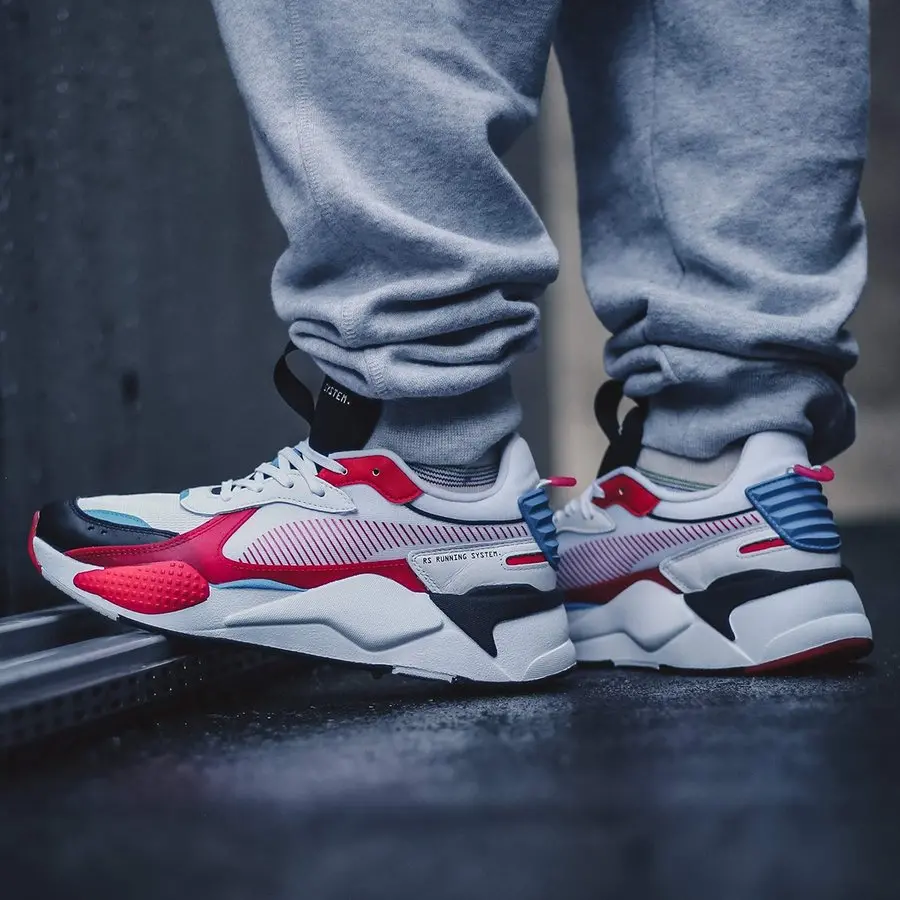 Giày Puma RS-X Lights White Red 371781-01 - Ảnh 4