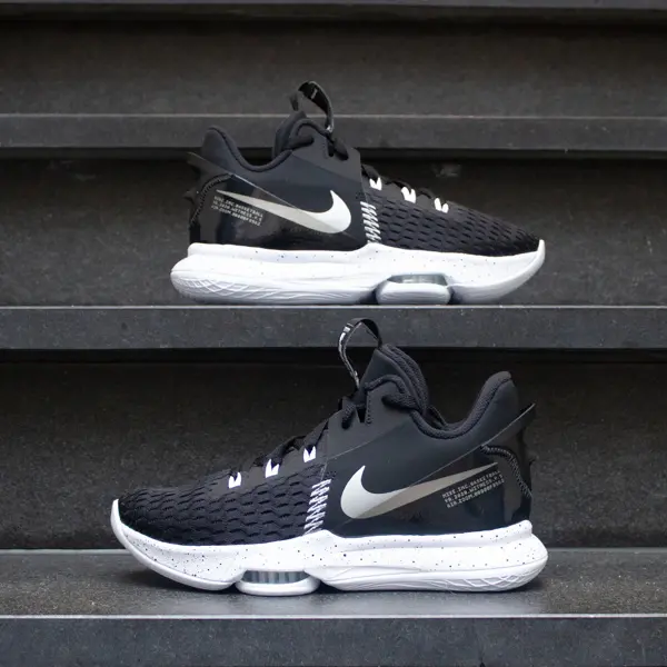 Giày Nike LeBron Witness 5 EP 'Black Metallic Silver' CQ9381-002 - Ảnh 5