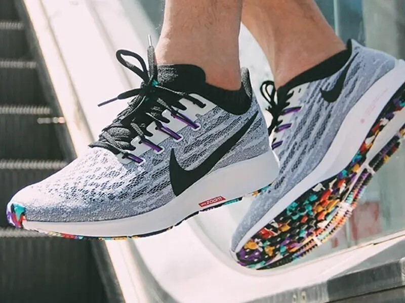 Giày Nike Air Zoom Pegasus 36 'White Hyper Grape' AQ2203-104 - Ảnh 4