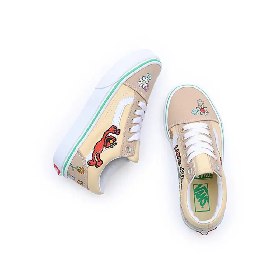 Giày Vans Sesame Street x Old Skool 'Elmo' VN0A7Q5F7VJ - Ảnh 4